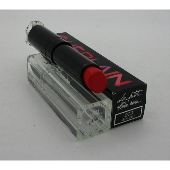 3 GUERLAIN LA PETITE ROBE NOIRE Lipstick PINK TIE & RED  Shade: 003 RED HEELS Guerlain LA PETIT ROBE NOIRE Shiny Lip Colour